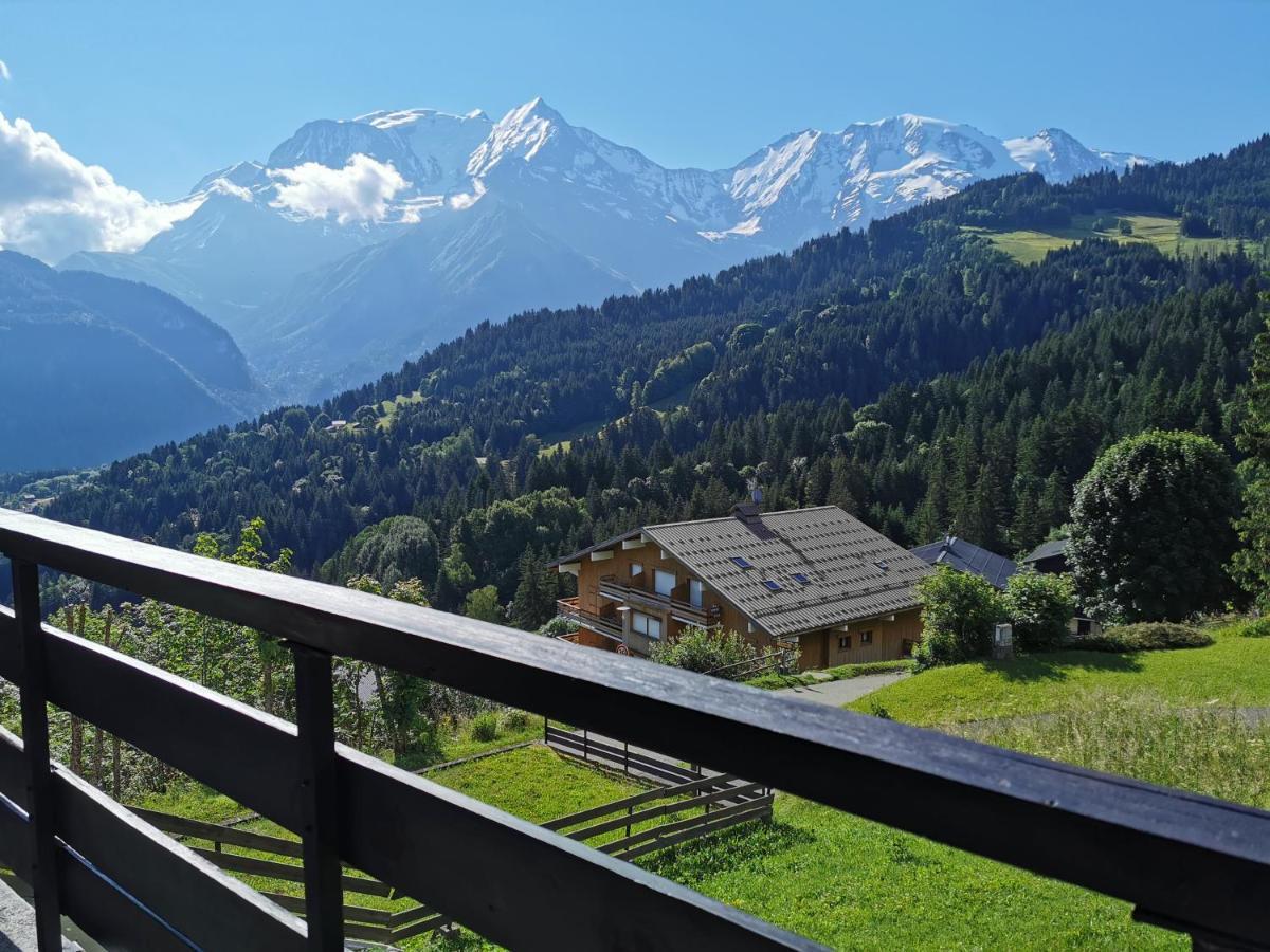 Duo Des Alpages Vue Exceptionnelle Sur Le Mont Blc Apartment Saint-Gervais-les-Bains Ngoại thất bức ảnh