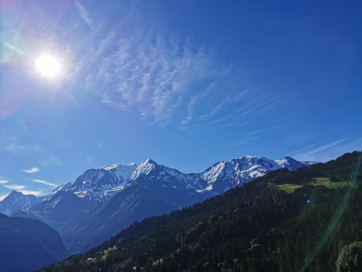 Duo Des Alpages Vue Exceptionnelle Sur Le Mont Blc Apartment Saint-Gervais-les-Bains Ngoại thất bức ảnh