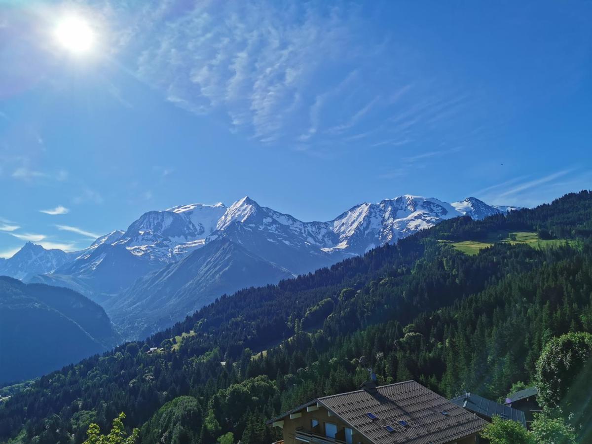 Duo Des Alpages Vue Exceptionnelle Sur Le Mont Blc Apartment Saint-Gervais-les-Bains Ngoại thất bức ảnh